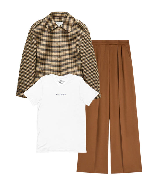 Autumn 2025 Fashion Trends: How to Style Checks, Capes, Lace & Power Suits with a French Girl Twist