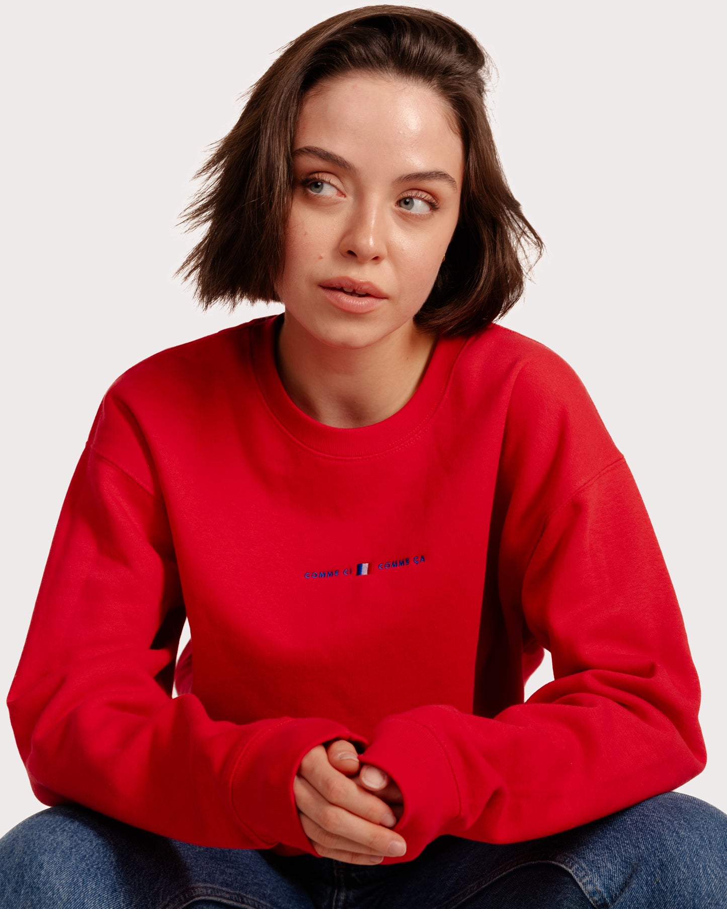 Comme ci comme ça Embroidered Sweatshirt