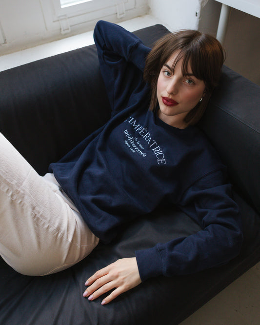 L’impératrice de la Mer Méditerranée Sweatshirt – Embroidered Premium Pullover