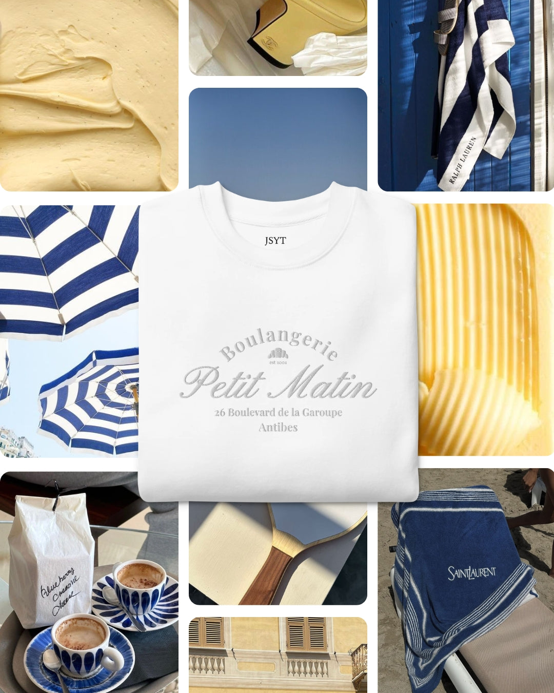 Boulangerie Embroidered Sweater