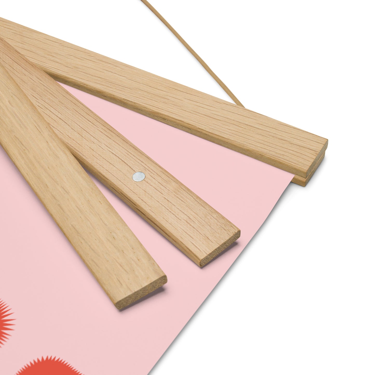 Bonjour Poster with hangers - 40x60 cm