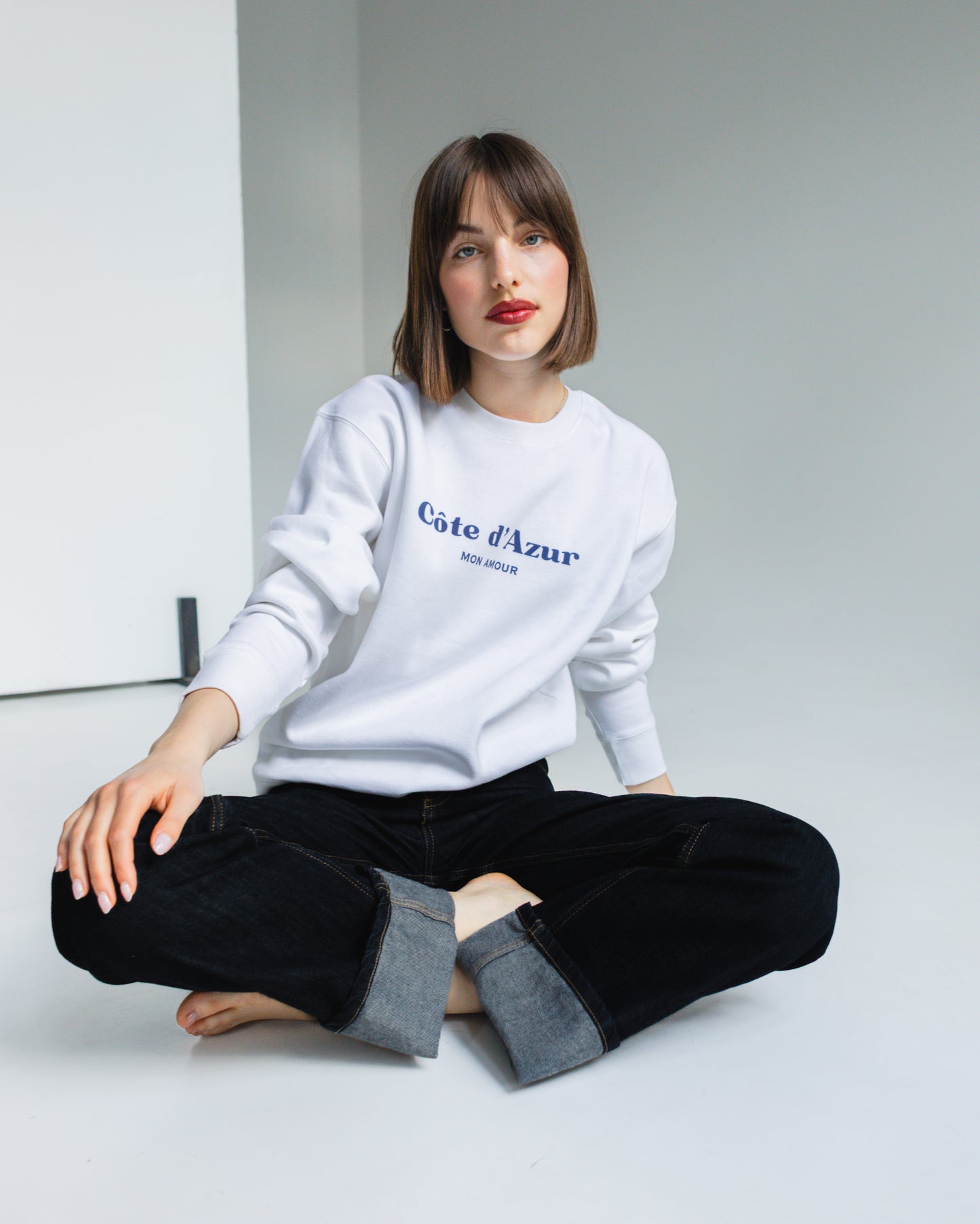 Côte d’Azur Mon Amour Sweatshirt – Unisex Premium French Riviera Pullover