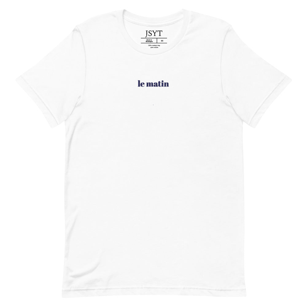 Le Matin Embroidered T-shirt