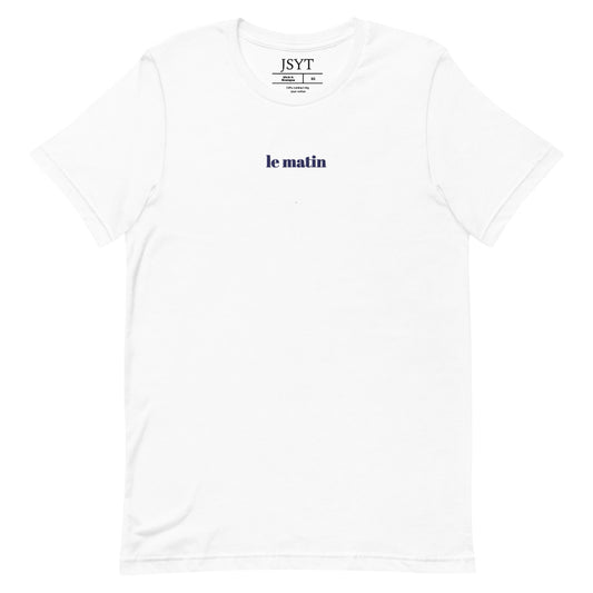 Le Matin Embroidered T-shirt