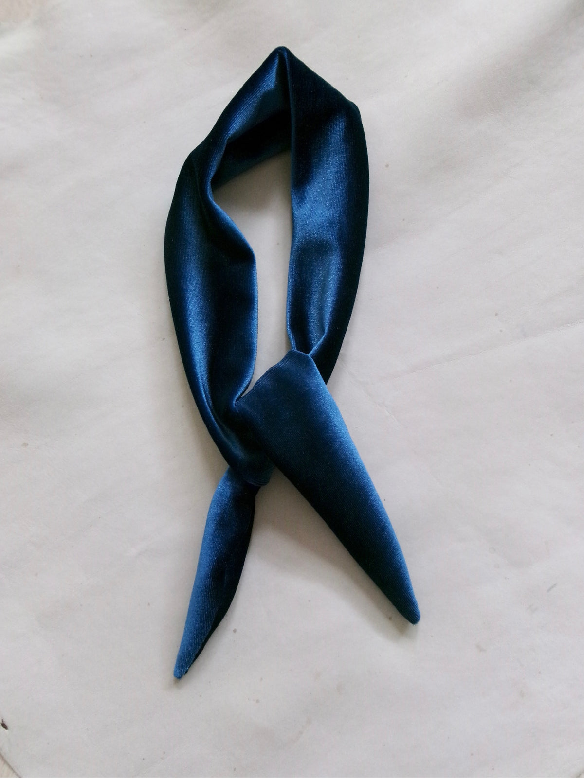 Royal Blue Velvet Neckpiece