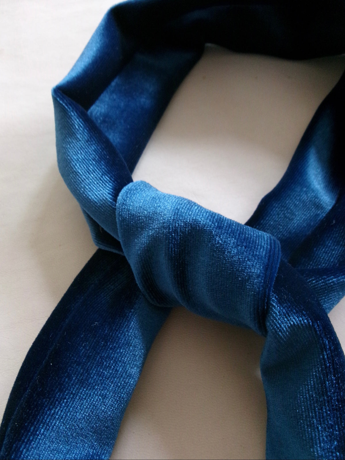 Royal Blue Velvet Neckpiece