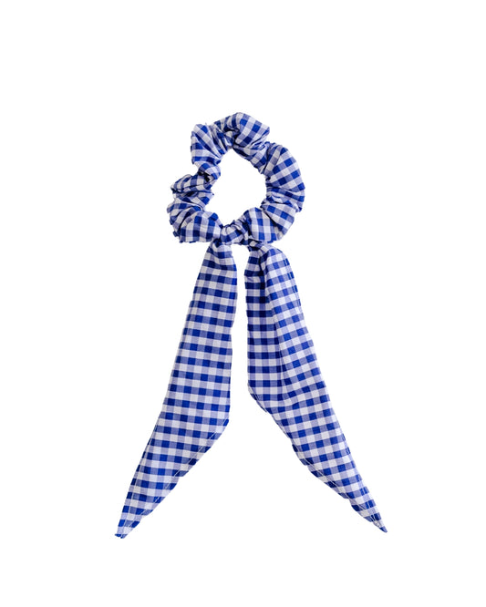 Gingham Bow Scrunchie