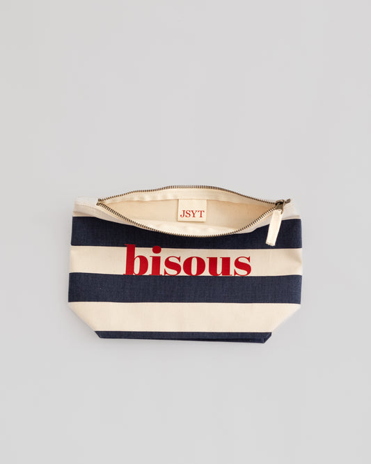Bisous Zipper Pouch