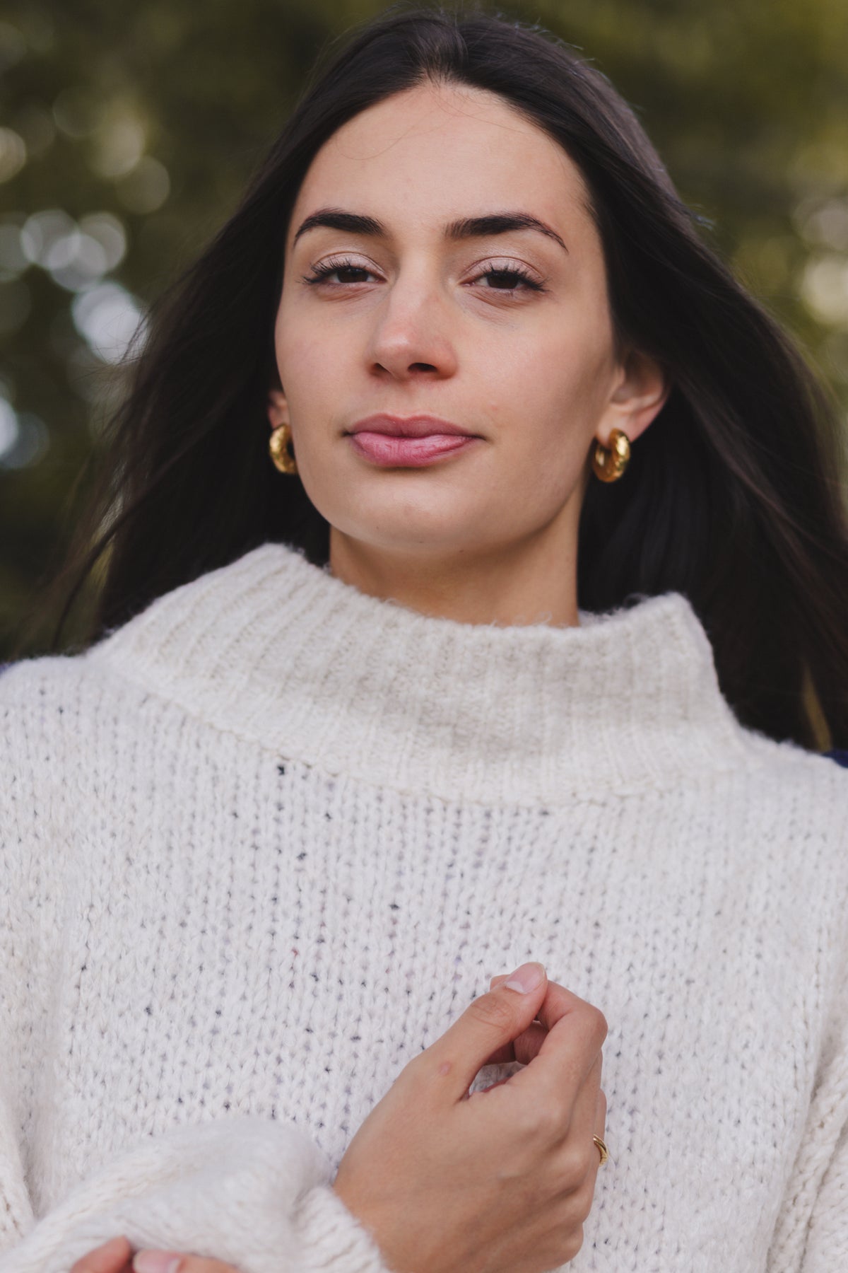 Chunky Knit Sweater - Ecru
