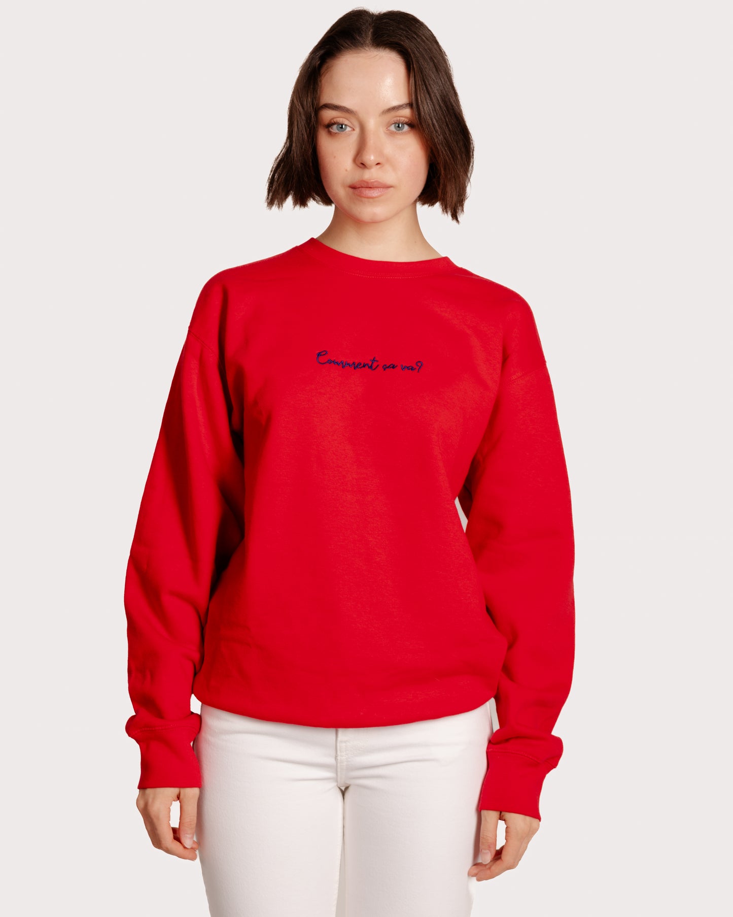 Comment ça va Embroidered Sweatshirt