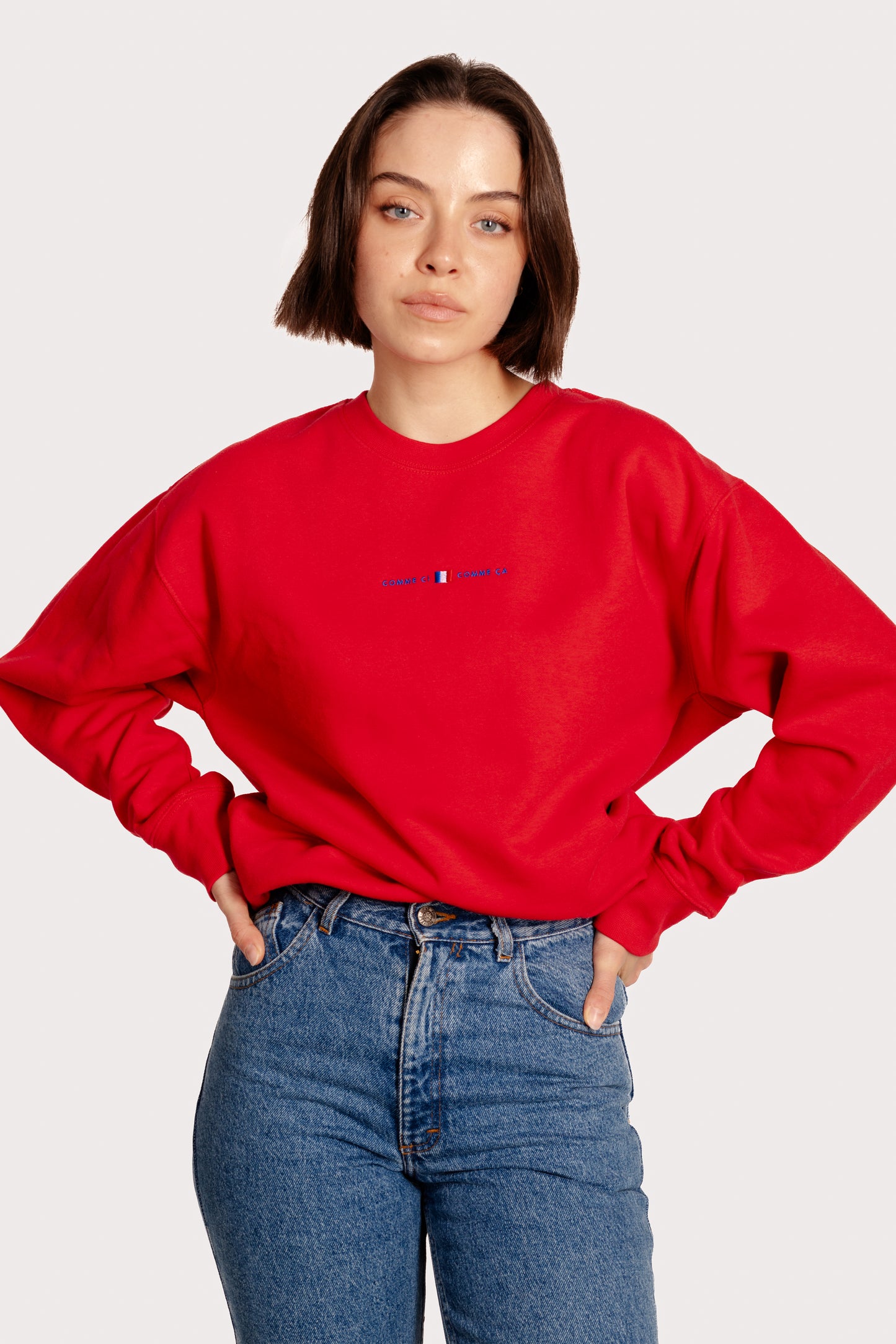 Comme ci comme ça Embroidered Sweatshirt