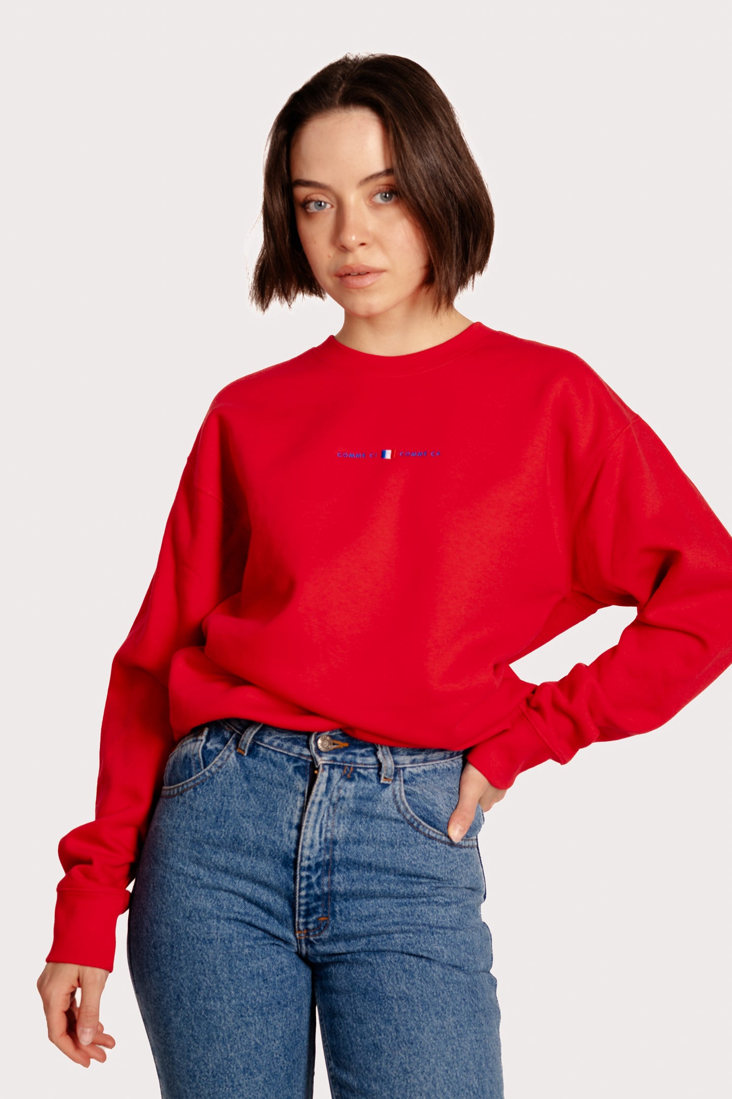 Comme ci comme ça Embroidered Sweatshirt