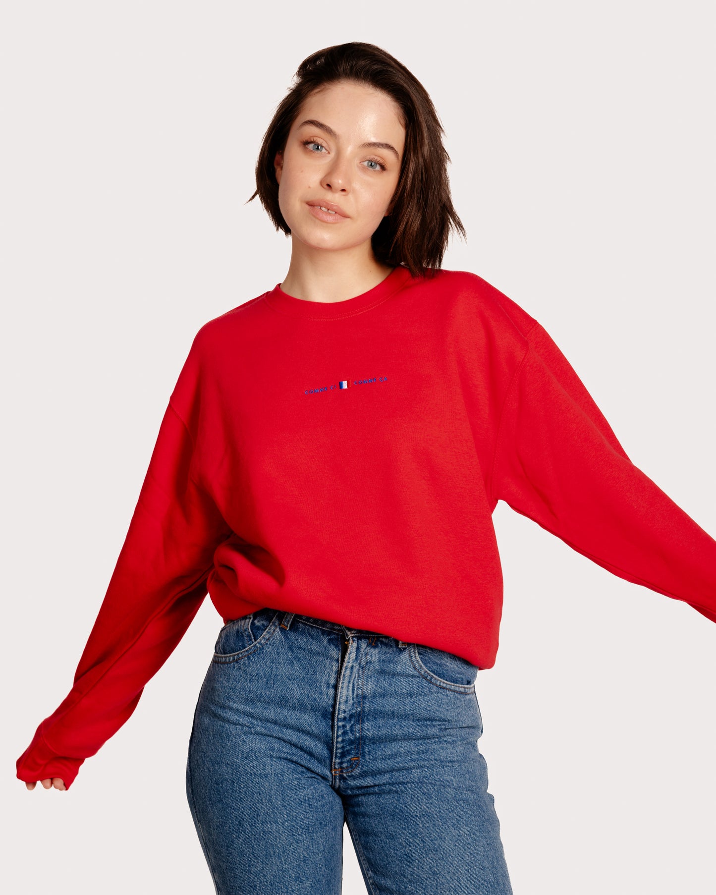 Comme ci comme ça Embroidered Sweatshirt