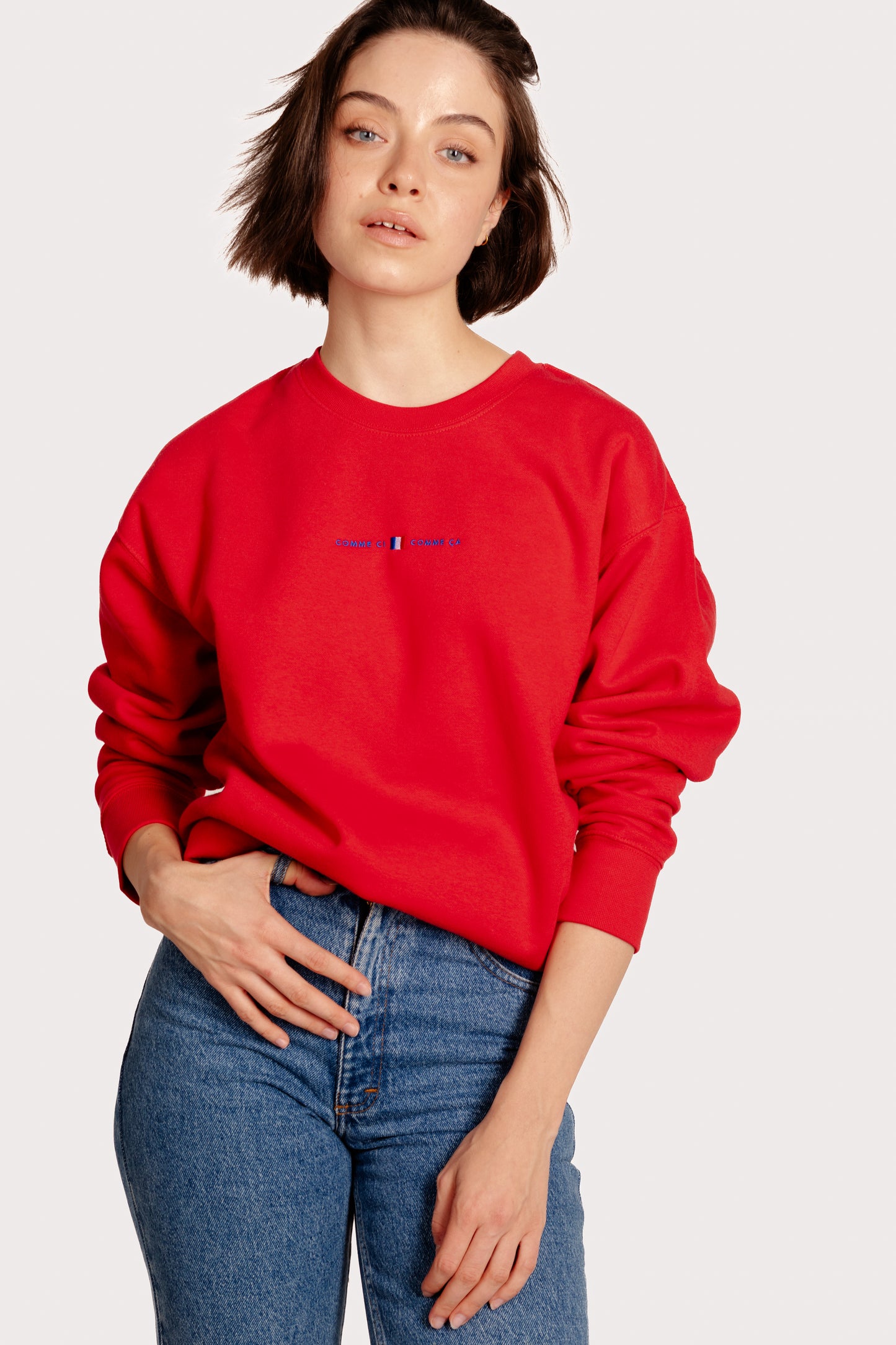 Comme ci comme ça Embroidered Sweatshirt