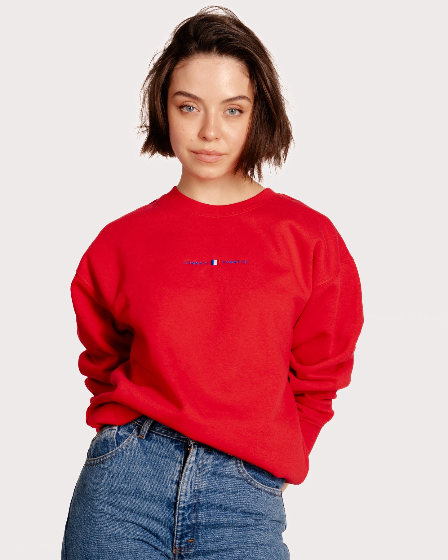 Comme ci comme ça Embroidered Sweatshirt
