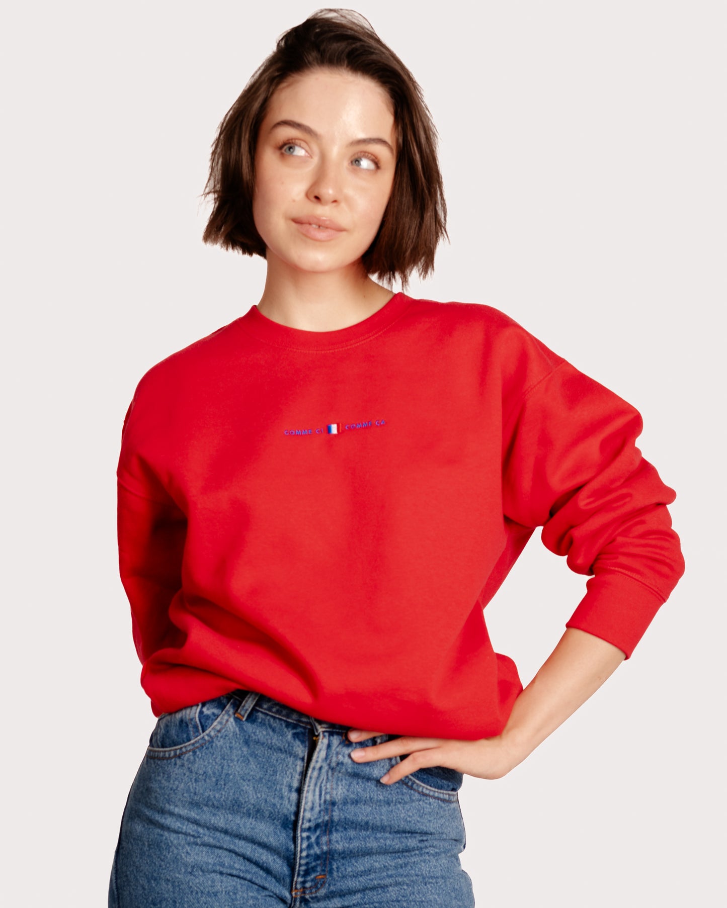 Comme ci comme ça Embroidered Sweatshirt