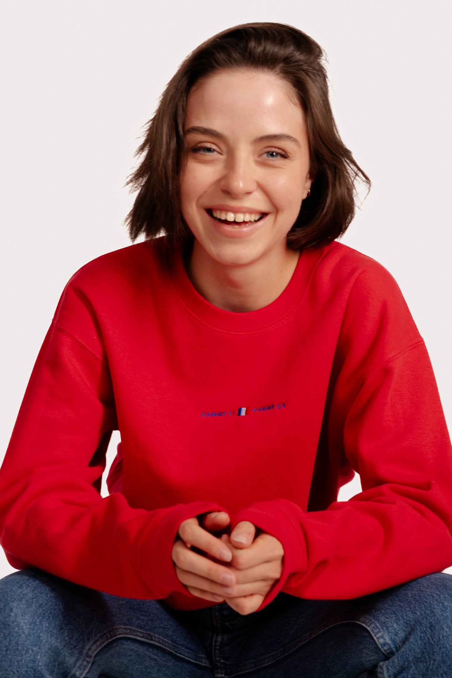 Comme ci comme ça Embroidered Sweatshirt