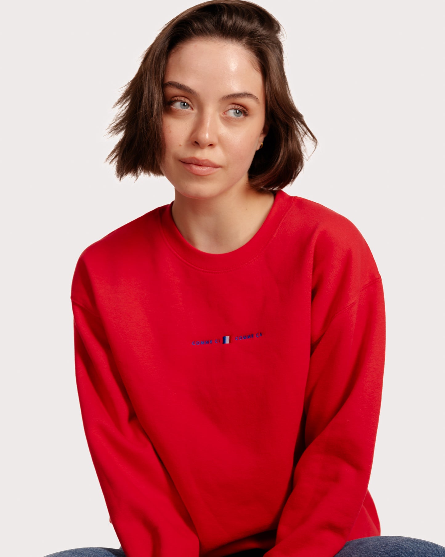 Comme ci comme ça Embroidered Sweatshirt