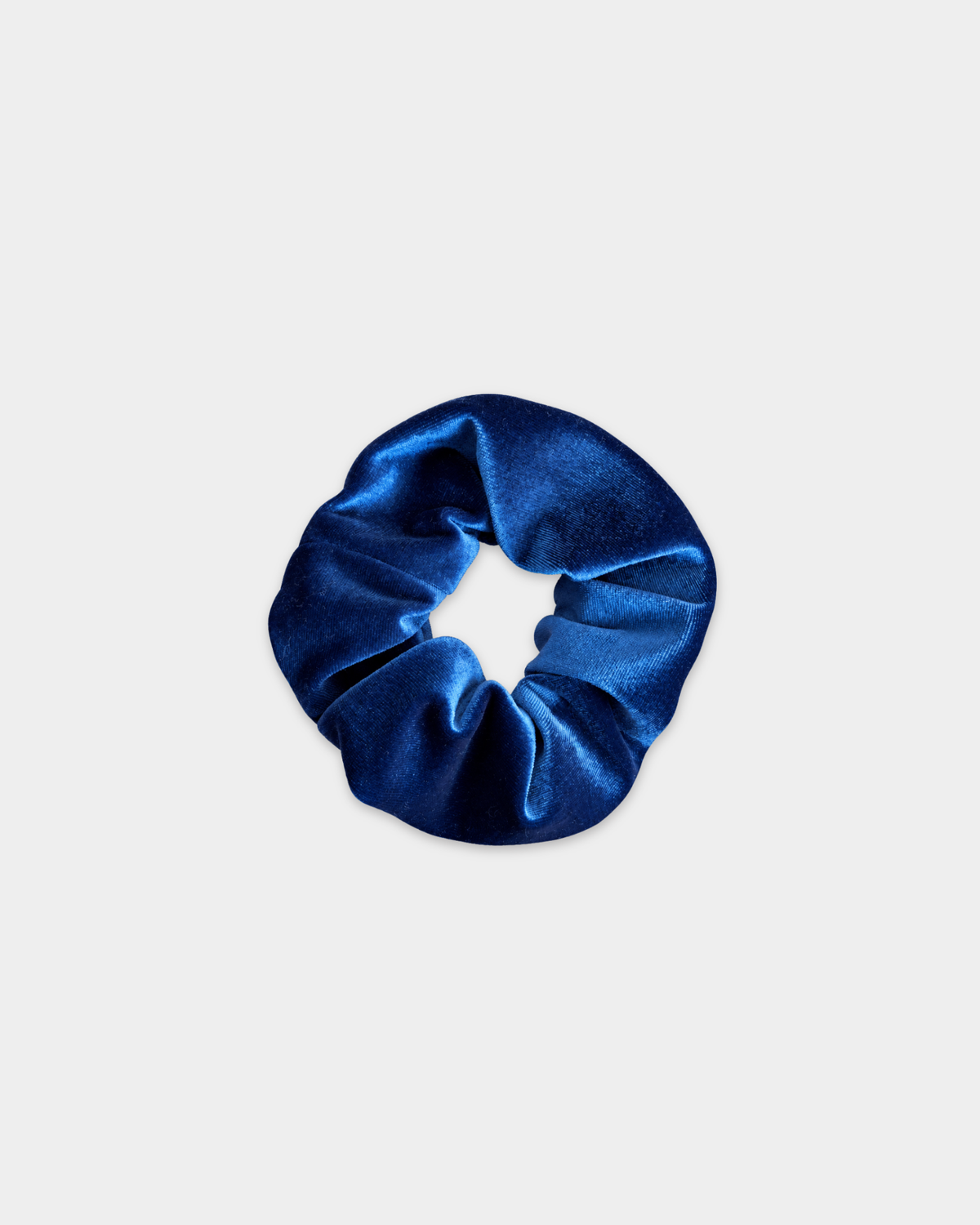 Royal Blue Velvet Scrunchie