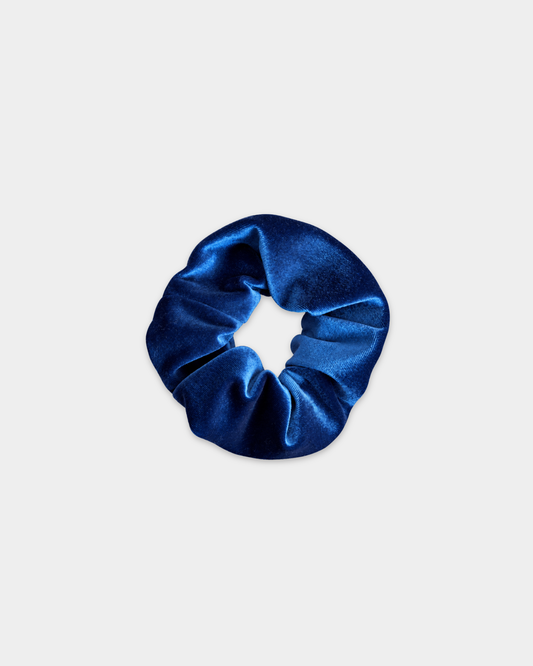 Royal Blue Velvet Scrunchie