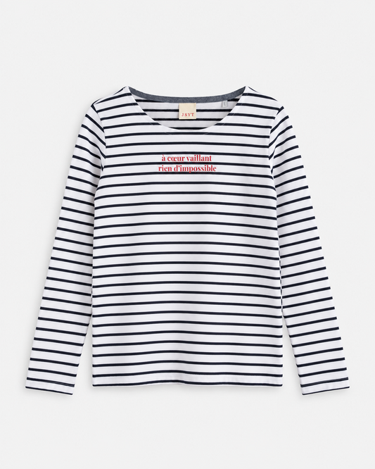 Breton Stripe Long-Sleeve Top