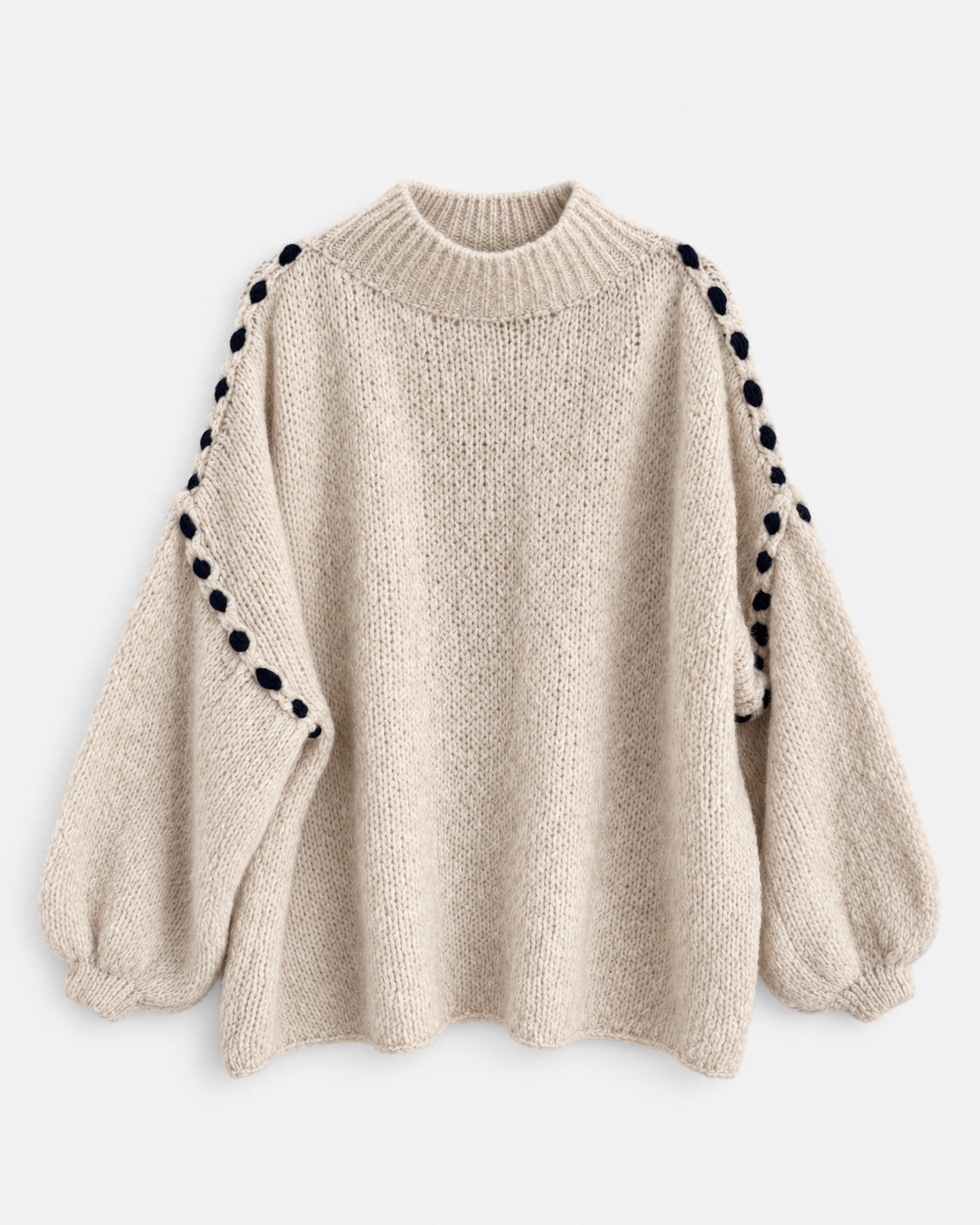 Chunky Knit Sweater - Ecru
