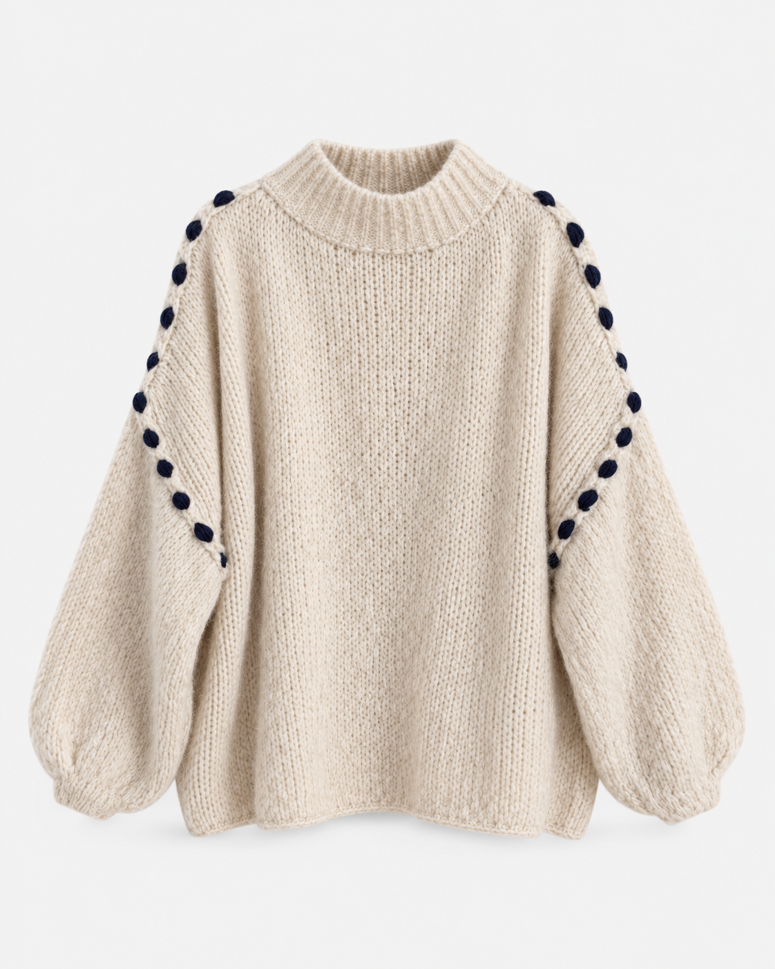 Chunky Knit Sweater - Ecru