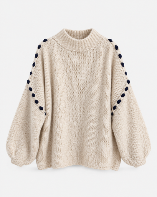 Chunky Knit Sweater - Ecru