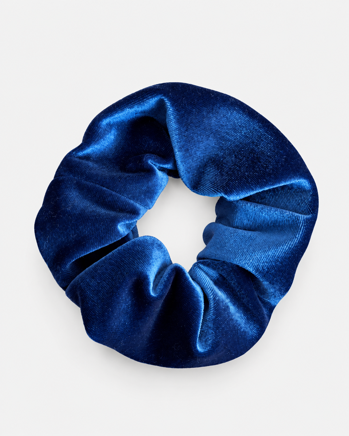 Royal Blue Velvet Scrunchie