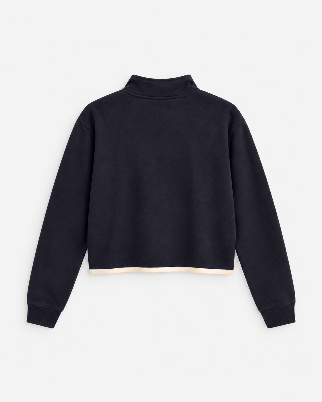 Navy Quarter Zip Sweater