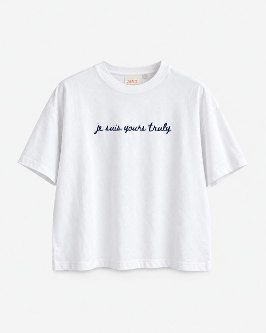 Je Suis Yours Truly Boxy T-Shirt
