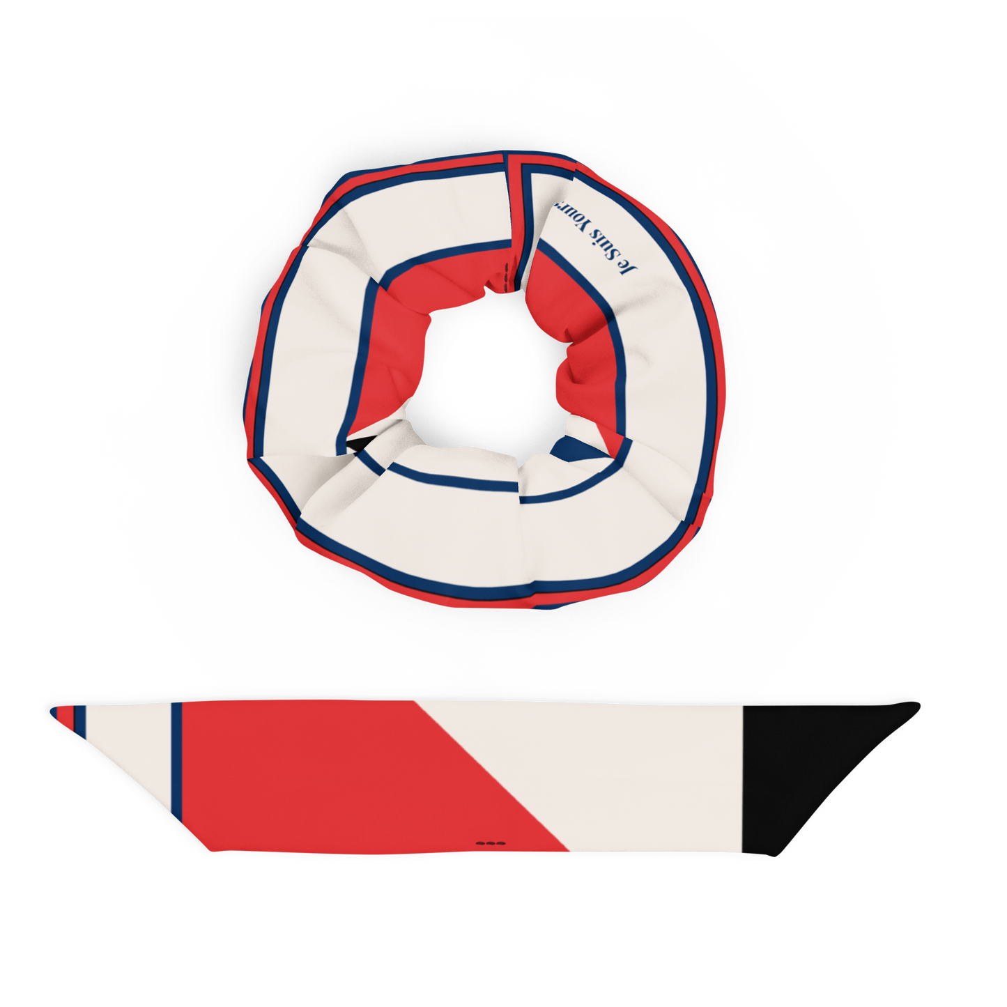 JSYT Tricolor Recycled Scrunchie