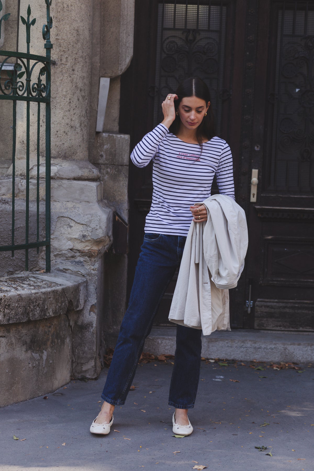 Breton Stripe Long-Sleeve Top