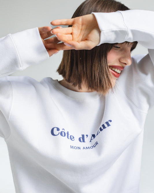 Côte d’Azur Mon Amour Sweatshirt – Unisex Premium French Riviera Pullover