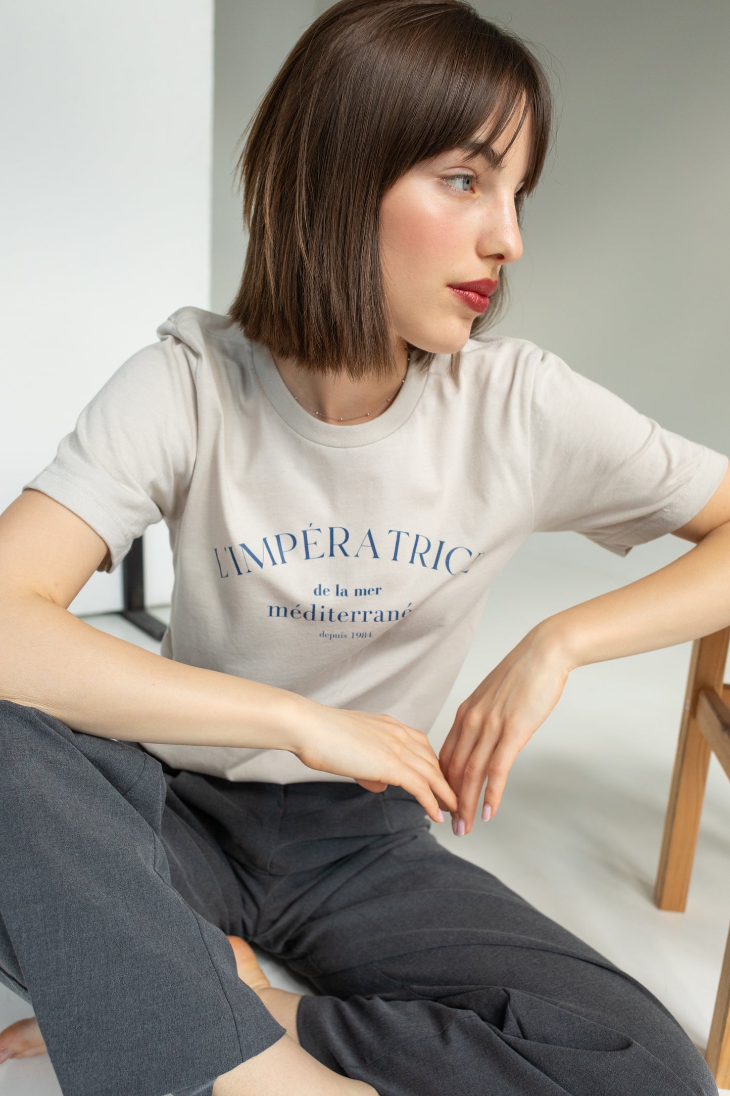 L’impératrice de la Mer Méditerranée T-Shirt – French-Inspired Unisex Tee
