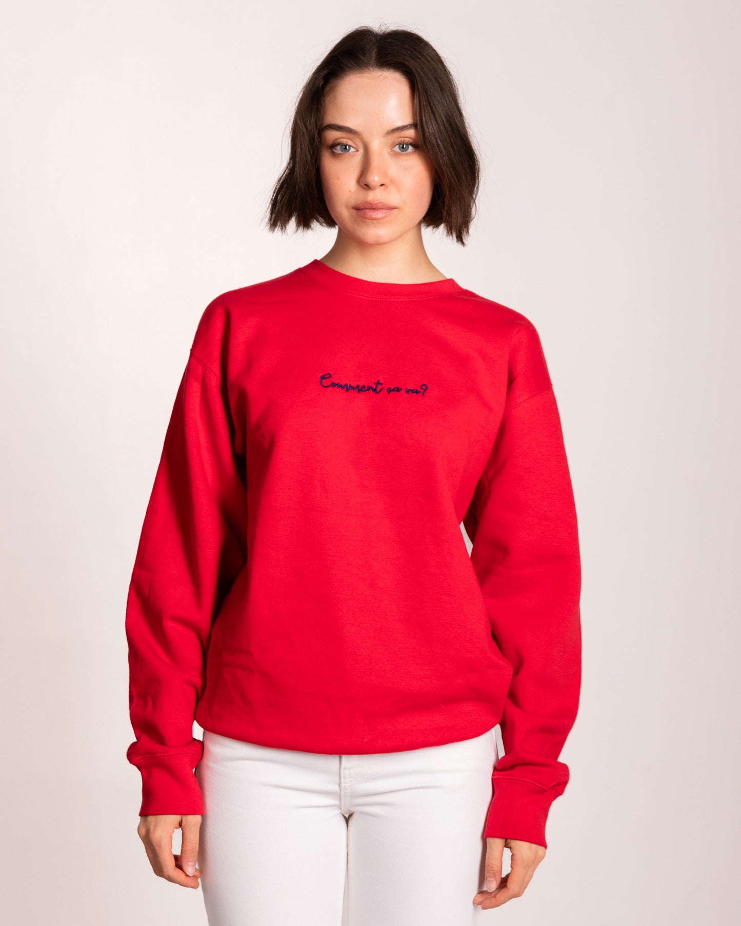 Comment ça va Embroidered Sweatshirt