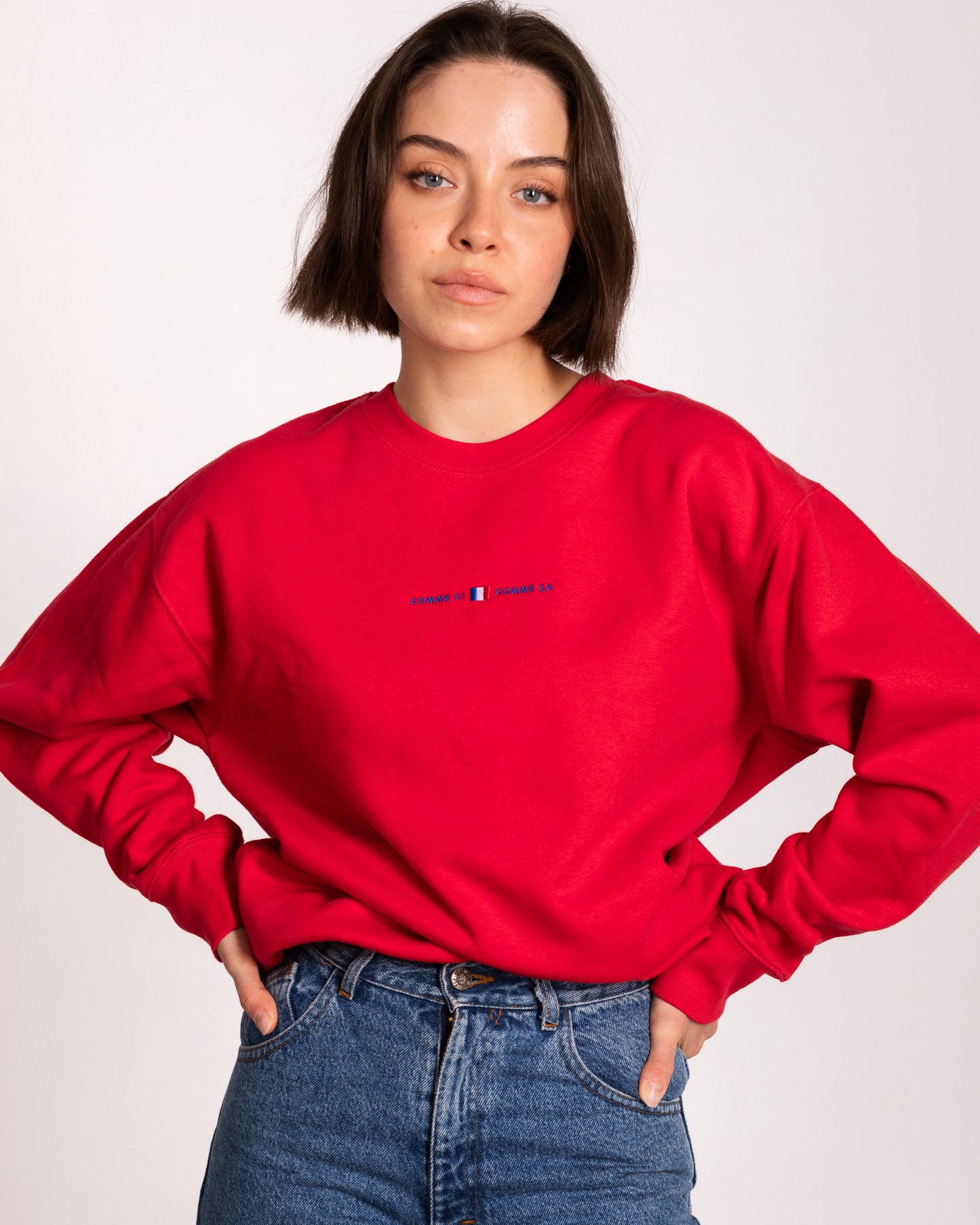 Comme ci comme ça Embroidered Sweatshirt