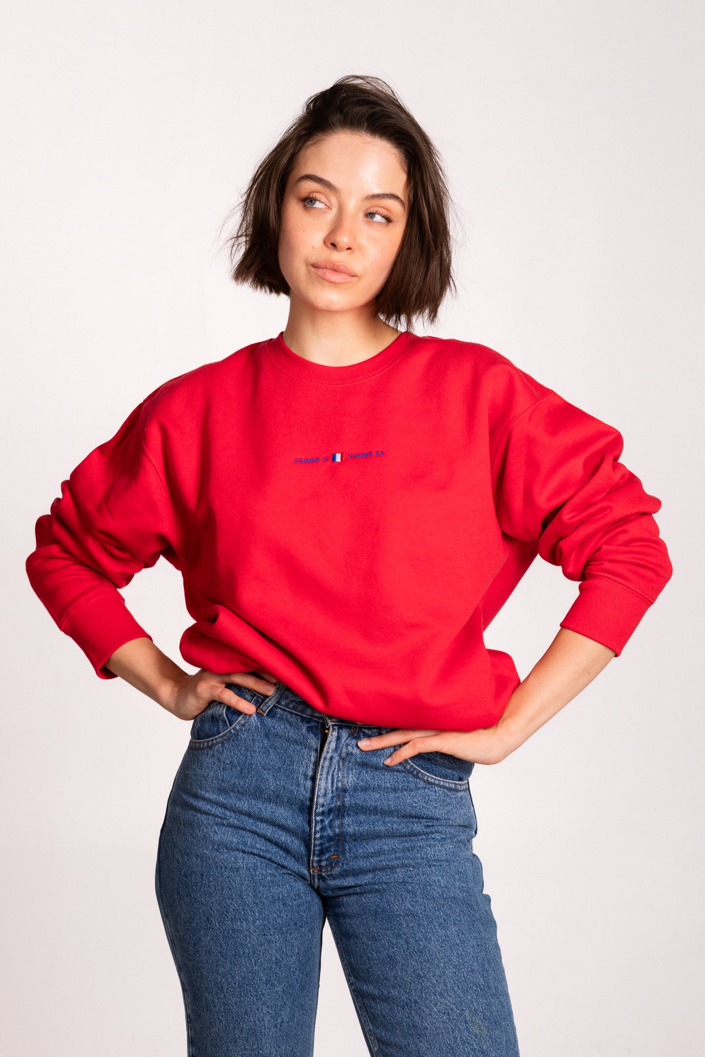 Comme ci comme ça Embroidered Sweatshirt