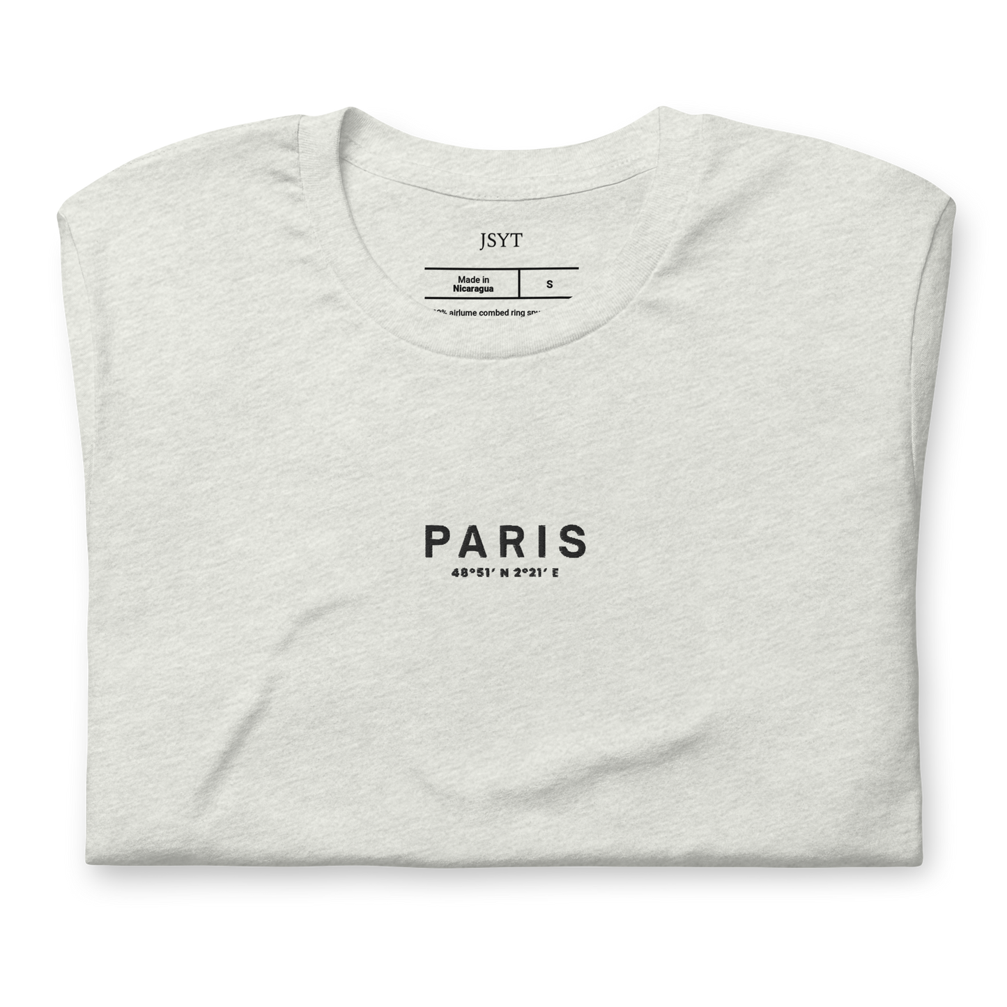 T-shirt with paris embroidery