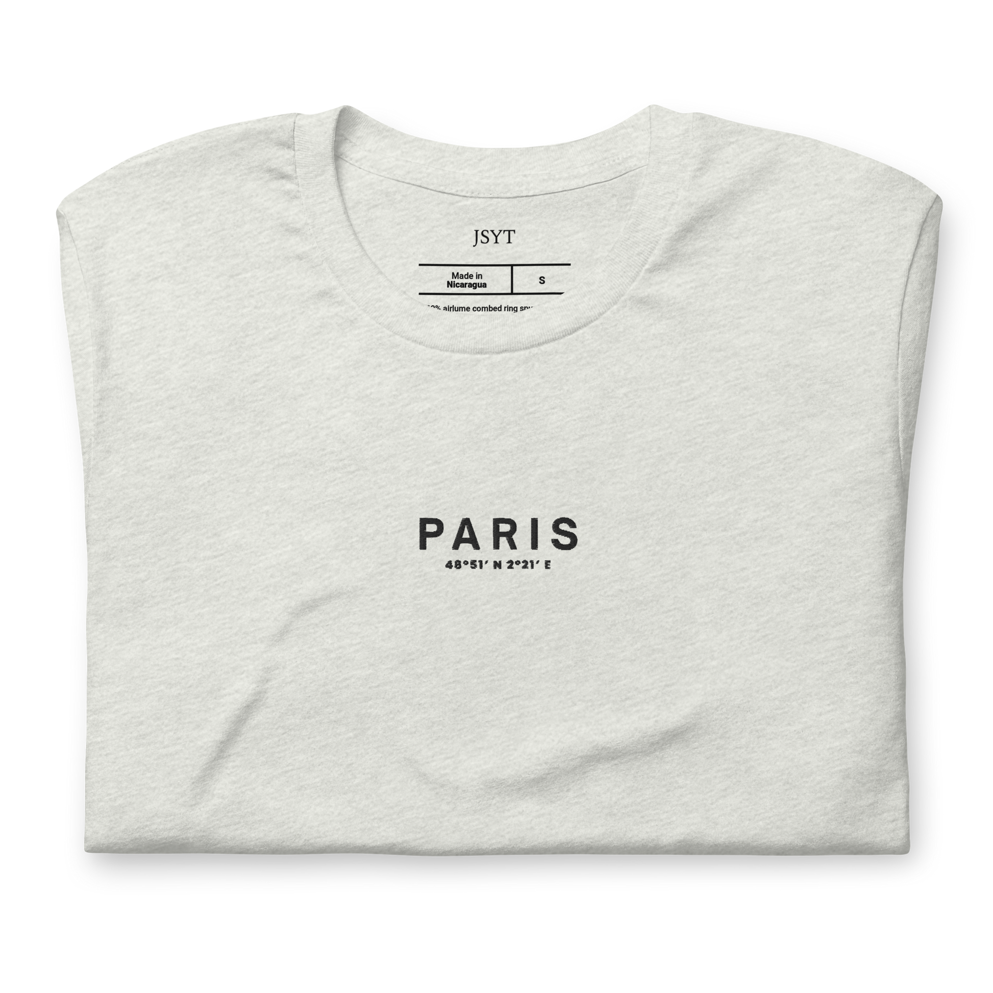 T-shirt with paris embroidery
