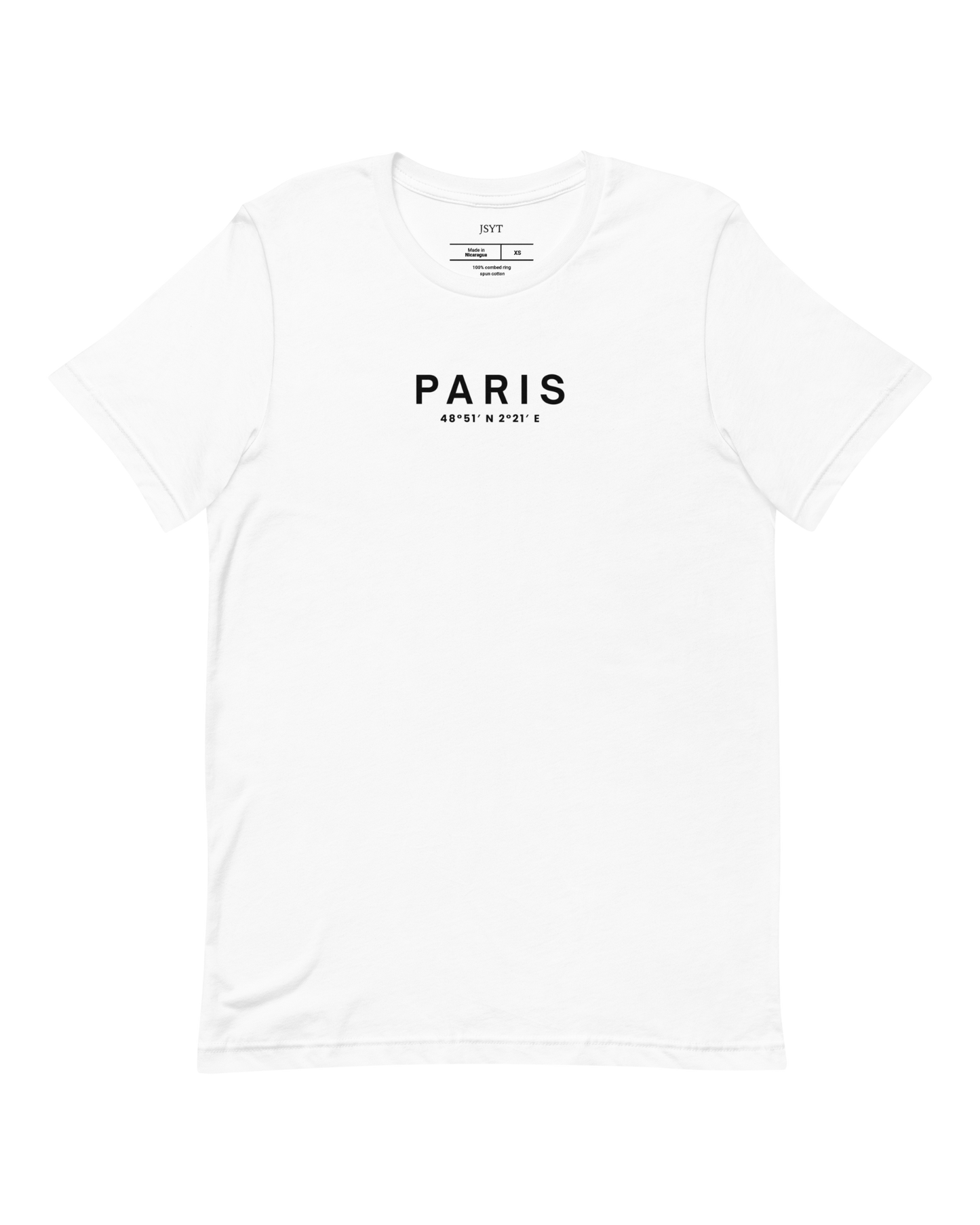 Paris Coordinates T-shirt – Je Suis Yours Truly