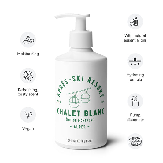 Limited edition refreshing body lotion with alpine-fresh scent