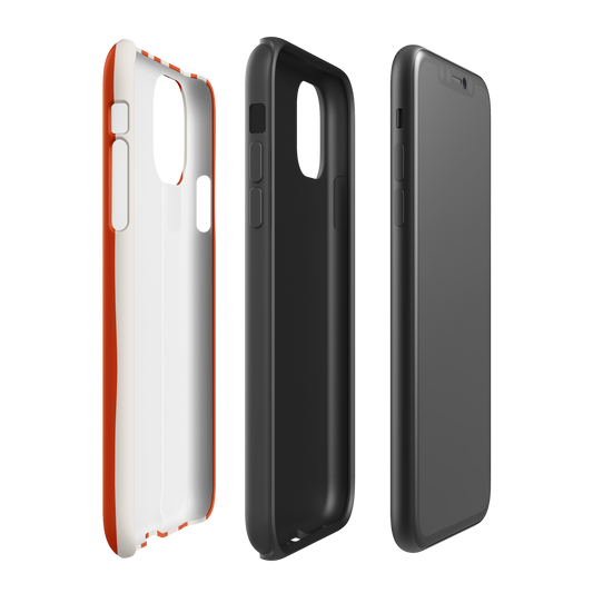 Red Breton Stripe Tough Case for iPhone®