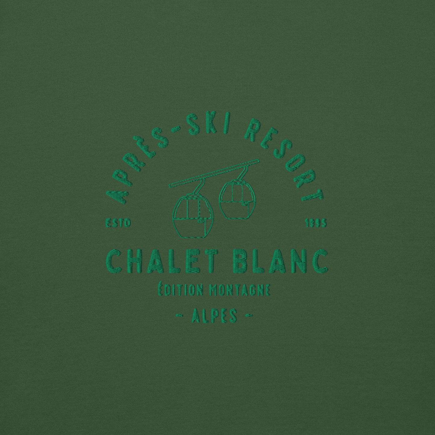 aprés-ski resort embroidery pattern 