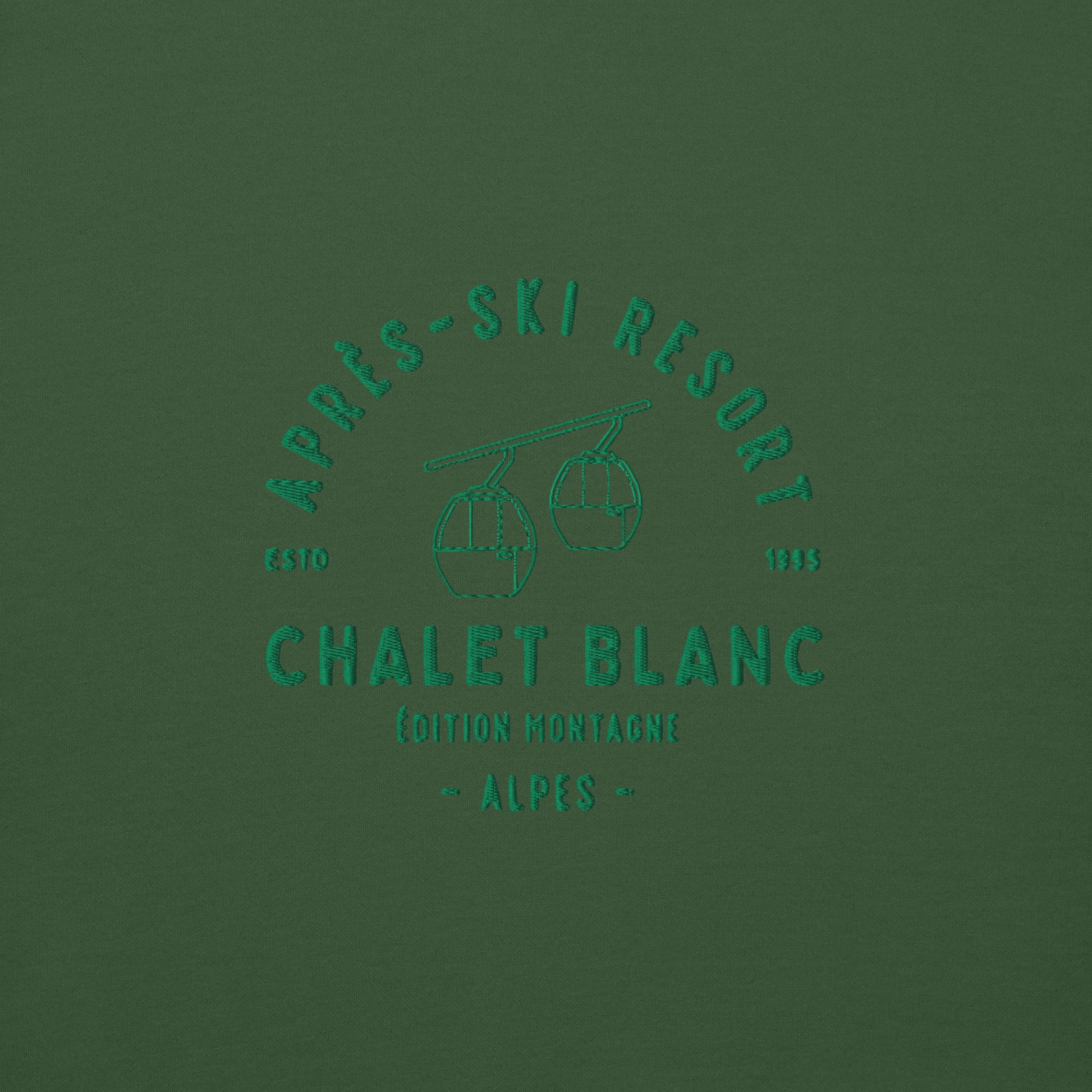 aprés-ski resort embroidery pattern 