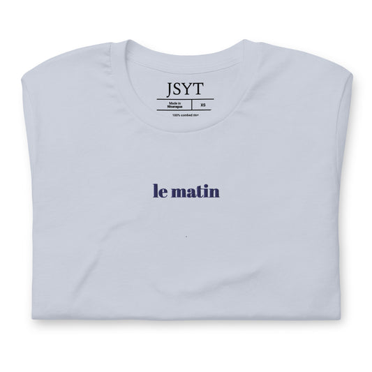 Le Matin Embroidered T-shirt