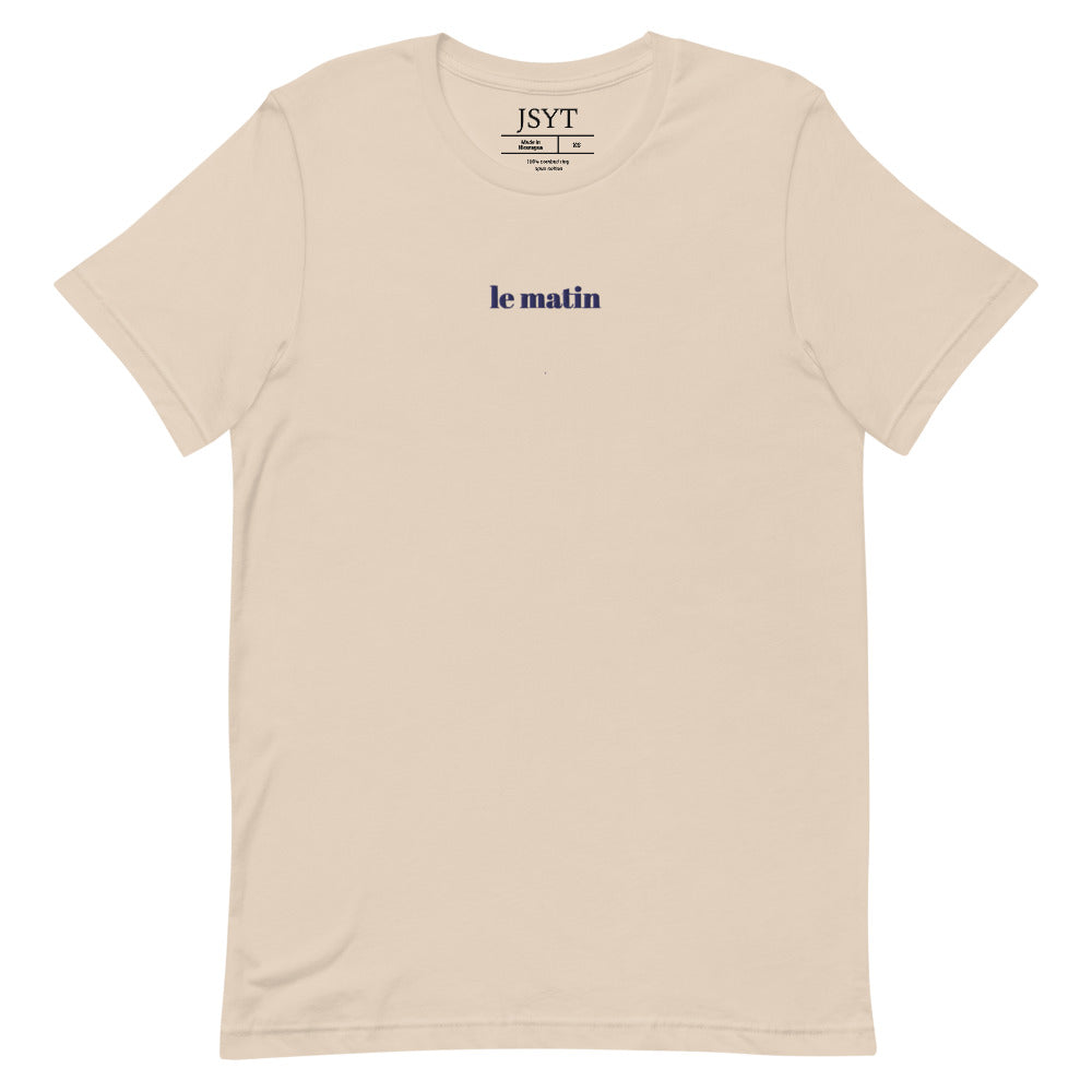 Le Matin Embroidered T-shirt